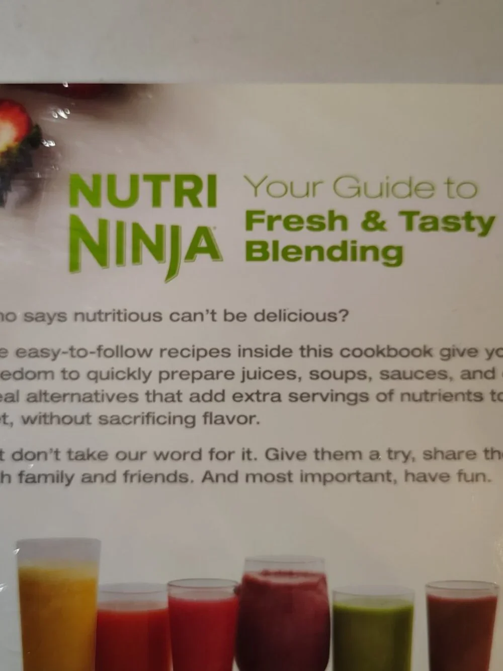 Nutri Ninja Auto-iQ 75 Nutritious & Delicious Recipes Paperback Book